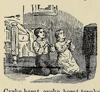 An illustration from Nakcokv es kerretv enhvteceskv. Muskokee or Creek first reader (1875)