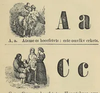 Picture 2 of 11 from Nakcokv es kerretv enhvtecskv = Muskokee or Creek first reader (1882), leaf 21