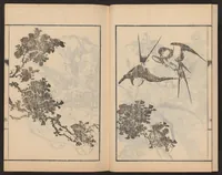 An illustration from Nanga kachō gafu (1918)