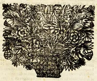 An illustration from Narracion de la maravillosa aparicion, que hizo el arcangel S. Miguela Diego Lazaro de S. Francisco, : indio feligres del pueblo de S. Bernardo, de la jurisdicion de Santa Maria Nativitas. Fundacion del Santuario, que llaman S. Miguel del Milagro; de la fuente milagrosa, que debaxo de vna peña mostrò el principe de los angeles; de los milagros, que ha hecho el agua bendita, y el barro amasado de dicha fuente en los que con fè, y devocion han usado de ellos para remedio de sus males. (1692)