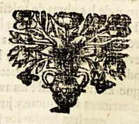 An illustration from Narracion de la maravillosa aparicion, que hizo el arcangel S. Miguela Diego Lazaro de S. Francisco, : indio feligres del pueblo de S. Bernardo, de la jurisdicion de Santa Maria Nativitas. Fundacion del Santuario, que llaman S. Miguel del Milagro; de la fuente milagrosa, que debaxo de vna peña mostrò el principe de los angeles; de los milagros, que ha hecho el agua bendita, y el barro amasado de dicha fuente en los que con fè, y devocion han usado de ellos para remedio de sus males. (1692)