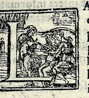An illustration from Narratione de' svccessi intorno alla miracolosa imagine della gloriosissima Vergine : scopertasi nella città di Lucca l'anno 1588 : mandata da monsig. reverendissimo di Lucca all'illustrissimo signor cardinale Castrucci (1588)