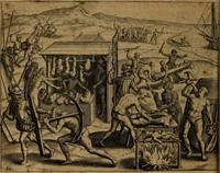 Picture 18 of 26 from Narratio regionum indicarum per Hispanos quosdam devastatarum verissima (1614), leaf 57