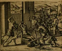 Picture 19 of 26 from Narratio regionum indicarum per Hispanos quosdam devastatarum verissima (1614), leaf 60