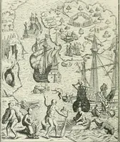 An illustration from Narrative and critical history of America (1884)