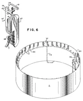 Picture 3 of 5 from Segmented back-up bar Patent (1966), leaf 2