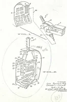 Picture 1 of 3 from Multiple circuit switch apparatus with improved pivot actuator structure Patent (1966), leaf 1