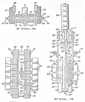 An illustration from Multiple circuit switch apparatus with improved pivot actuator structure Patent (1966)