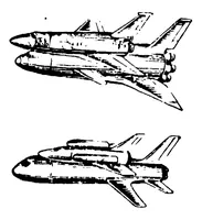 An illustration from Space transport systems (1975)