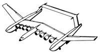 An illustration from Liquid-Hydrogen-Fueled Aircraft (1973)