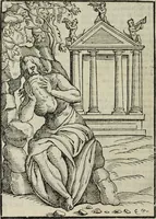 Picture 19 of 149 from Natalis Comitis Mythologiae, siue, Explicationis fabularum libri decem; in quibvs omnia prope naturalis et moralis philosophiae dogmata in veterum fabulis contenta fuisse perspicuè demonstratur (1616), leaf 105
