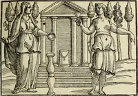 Picture 25 of 149 from Natalis Comitis Mythologiae, siue, Explicationis fabularum libri decem; in quibvs omnia prope naturalis et moralis philosophiae dogmata in veterum fabulis contenta fuisse perspicuè demonstratur (1616), leaf 122