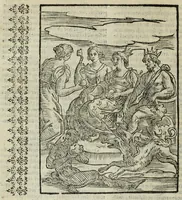 An illustration from Natalis Comitis Mythologiae, siue, Explicationis fabularum libri decem; in quibvs omnia prope naturalis et moralis philosophiae dogmata in veterum fabulis contenta fuisse perspicuè demonstratur (1616)