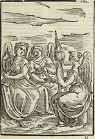 An illustration from Natalis Comitis Mythologiae, siue, Explicationis fabularum libri decem; in quibvs omnia prope naturalis et moralis philosophiae dogmata in veterum fabulis contenta fuisse perspicuè demonstratur (1616)