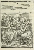 An illustration from Natalis Comitis Mythologiae, siue, Explicationis fabularum libri decem; in quibvs omnia prope naturalis et moralis philosophiae dogmata in veterum fabulis contenta fuisse perspicuè demonstratur (1616)