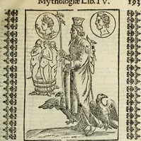 Picture 58 of 149 from Natalis Comitis Mythologiae, siue, Explicationis fabularum libri decem; in quibvs omnia prope naturalis et moralis philosophiae dogmata in veterum fabulis contenta fuisse perspicuè demonstratur (1616), leaf 242