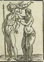 An illustration from Natalis Comitis Mythologiae, siue, Explicationis fabularum libri decem; in quibvs omnia prope naturalis et moralis philosophiae dogmata in veterum fabulis contenta fuisse perspicuè demonstratur (1616)