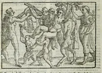 Picture 87 of 149 from Natalis Comitis Mythologiae, siue, Explicationis fabularum libri decem; in quibvs omnia prope naturalis et moralis philosophiae dogmata in veterum fabulis contenta fuisse perspicuè demonstratur (1616), leaf 310