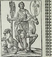 An illustration from Natalis Comitis Mythologiae, siue, Explicationis fabularum libri decem; in quibvs omnia prope naturalis et moralis philosophiae dogmata in veterum fabulis contenta fuisse perspicuè demonstratur (1616)