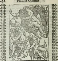Picture 118 of 149 from Natalis Comitis Mythologiae, siue, Explicationis fabularum libri decem; in quibvs omnia prope naturalis et moralis philosophiae dogmata in veterum fabulis contenta fuisse perspicuè demonstratur (1616), leaf 501