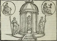 Picture 122 of 149 from Natalis Comitis Mythologiae, siue, Explicationis fabularum libri decem; in quibvs omnia prope naturalis et moralis philosophiae dogmata in veterum fabulis contenta fuisse perspicuè demonstratur (1616), leaf 521