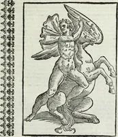 An illustration from Natalis Comitis Mythologiae, siue, Explicationis fabularum libri decem; in quibvs omnia prope naturalis et moralis philosophiae dogmata in veterum fabulis contenta fuisse perspicuè demonstratur (1616)