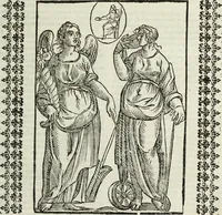 An illustration from Natalis Comitis Mythologiae, siue, Explicationis fabularum libri decem; in quibvs omnia prope naturalis et moralis philosophiae dogmata in veterum fabulis contenta fuisse perspicuè demonstratur (1616)