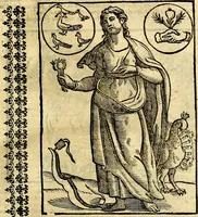 An illustration from Natalis Comitis Mythologiae sive Explicationis fabvlarvm libri decem, in qvibvs omnia prope natvralis et moralis philosophiæ dogmata in veterum fabulis contenta fuisse perspicuè demonstratur (1616)