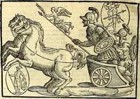 Picture 21 of 125 from Natalis Comitis Mythologiae sive Explicationis fabvlarvm libri decem, in qvibvs omnia prope natvralis et moralis philosophiæ dogmata in veterum fabulis contenta fuisse perspicuè demonstratur (1616), leaf 129