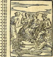 An illustration from Natalis Comitis Mythologiae sive Explicationis fabvlarvm libri decem, in qvibvs omnia prope natvralis et moralis philosophiæ dogmata in veterum fabulis contenta fuisse perspicuè demonstratur (1616)
