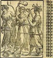 An illustration from Natalis Comitis Mythologiae sive Explicationis fabvlarvm libri decem, in qvibvs omnia prope natvralis et moralis philosophiæ dogmata in veterum fabulis contenta fuisse perspicuè demonstratur (1616)