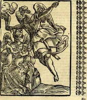 An illustration from Natalis Comitis Mythologiae sive Explicationis fabvlarvm libri decem, in qvibvs omnia prope natvralis et moralis philosophiæ dogmata in veterum fabulis contenta fuisse perspicuè demonstratur (1616)