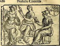 An illustration from Natalis Comitis Mythologiae sive Explicationis fabvlarvm libri decem, in qvibvs omnia prope natvralis et moralis philosophiæ dogmata in veterum fabulis contenta fuisse perspicuè demonstratur (1616)