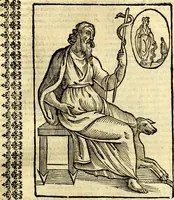 An illustration from Natalis Comitis Mythologiae sive Explicationis fabvlarvm libri decem, in qvibvs omnia prope natvralis et moralis philosophiæ dogmata in veterum fabulis contenta fuisse perspicuè demonstratur (1616)