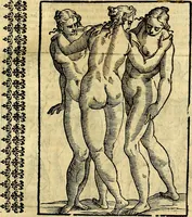 An illustration from Natalis Comitis Mythologiae sive Explicationis fabvlarvm libri decem, in qvibvs omnia prope natvralis et moralis philosophiæ dogmata in veterum fabulis contenta fuisse perspicuè demonstratur (1616)