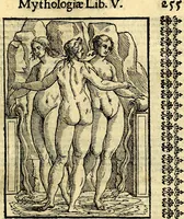 An illustration from Natalis Comitis Mythologiae sive Explicationis fabvlarvm libri decem, in qvibvs omnia prope natvralis et moralis philosophiæ dogmata in veterum fabulis contenta fuisse perspicuè demonstratur (1616)