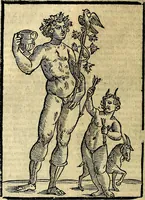An illustration from Natalis Comitis Mythologiae sive Explicationis fabvlarvm libri decem, in qvibvs omnia prope natvralis et moralis philosophiæ dogmata in veterum fabulis contenta fuisse perspicuè demonstratur (1616)