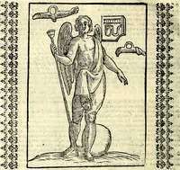An illustration from Natalis Comitis Mythologiae sive Explicationis fabvlarvm libri decem, in qvibvs omnia prope natvralis et moralis philosophiæ dogmata in veterum fabulis contenta fuisse perspicuè demonstratur (1616)