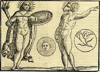 An illustration from Natalis Comitis Mythologiae sive Explicationis fabvlarvm libri decem, in qvibvs omnia prope natvralis et moralis philosophiæ dogmata in veterum fabulis contenta fuisse perspicuè demonstratur (1616)