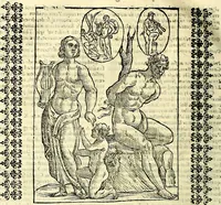 An illustration from Natalis Comitis Mythologiae sive Explicationis fabvlarvm libri decem, in qvibvs omnia prope natvralis et moralis philosophiæ dogmata in veterum fabulis contenta fuisse perspicuè demonstratur (1616)