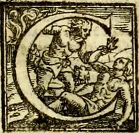An illustration from Natalis Comitis Mythologiae sive Explicationis fabvlarvm libri decem, in qvibvs omnia prope natvralis et moralis philosophiæ dogmata in veterum fabulis contenta fuisse perspicuè demonstratur (1616)