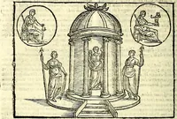 An illustration from Natalis Comitis Mythologiae sive Explicationis fabvlarvm libri decem, in qvibvs omnia prope natvralis et moralis philosophiæ dogmata in veterum fabulis contenta fuisse perspicuè demonstratur (1616)