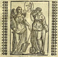 Picture 115 of 125 from Natalis Comitis Mythologiae sive Explicationis fabvlarvm libri decem, in qvibvs omnia prope natvralis et moralis philosophiæ dogmata in veterum fabulis contenta fuisse perspicuè demonstratur (1616), leaf 574