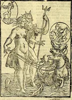 An illustration from Natalis Comitis Mythologiae, sive, Explicationis fabularum libri decem : in quibus omnia prope naturalis et moralis philosophiae dogmata in veterum fabulis contenta fuisse perspicuè demonstratur ... : accessit G. Linocerii Musarum mytholgia, & anonymi obseuationum in totam de dijs gentium narrationem libellus : adiectæ sunt ... editioni elegantissimæ deorum imagines, & eruditissimæ M. Antonij Tritonij Vtinensis .. (1637)