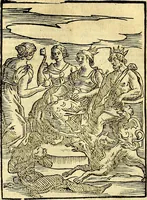 An illustration from Natalis Comitis Mythologiae, sive, Explicationis fabularum libri decem : in quibus omnia prope naturalis et moralis philosophiae dogmata in veterum fabulis contenta fuisse perspicuè demonstratur ... : accessit G. Linocerii Musarum mytholgia, & anonymi obseuationum in totam de dijs gentium narrationem libellus : adiectæ sunt ... editioni elegantissimæ deorum imagines, & eruditissimæ M. Antonij Tritonij Vtinensis .. (1637)