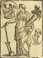An illustration from Natalis Comitis Mythologiae, sive, Explicationis fabularum libri decem : in quibus omnia prope naturalis et moralis philosophiae dogmata in veterum fabulis contenta fuisse perspicuè demonstratur ... : accessit G. Linocerii Musarum mytholgia, & anonymi obseuationum in totam de dijs gentium narrationem libellus : adiectæ sunt ... editioni elegantissimæ deorum imagines, & eruditissimæ M. Antonij Tritonij Vtinensis .. (1637)