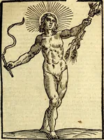 An illustration from Natalis Comitis Mythologiae, sive, Explicationis fabularum libri decem : in quibus omnia prope naturalis et moralis philosophiae dogmata in veterum fabulis contenta fuisse perspicuè demonstratur ... : accessit G. Linocerii Musarum mytholgia, & anonymi obseuationum in totam de dijs gentium narrationem libellus : adiectæ sunt ... editioni elegantissimæ deorum imagines, & eruditissimæ M. Antonij Tritonij Vtinensis .. (1637)