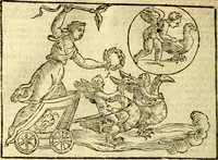 An illustration from Natalis Comitis Mythologiae, sive, Explicationis fabularum libri decem : in quibus omnia prope naturalis et moralis philosophiae dogmata in veterum fabulis contenta fuisse perspicuè demonstratur ... : accessit G. Linocerii Musarum mytholgia, & anonymi obseuationum in totam de dijs gentium narrationem libellus : adiectæ sunt ... editioni elegantissimæ deorum imagines, & eruditissimæ M. Antonij Tritonij Vtinensis .. (1637)