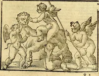An illustration from Natalis Comitis Mythologiae, sive, Explicationis fabularum libri decem : in quibus omnia prope naturalis et moralis philosophiae dogmata in veterum fabulis contenta fuisse perspicuè demonstratur ... : accessit G. Linocerii Musarum mytholgia, & anonymi obseuationum in totam de dijs gentium narrationem libellus : adiectæ sunt ... editioni elegantissimæ deorum imagines, & eruditissimæ M. Antonij Tritonij Vtinensis .. (1637)