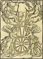 Picture 70 of 127 from Natalis Comitis Mythologiae, sive, Explicationis fabularum libri decem : in quibus omnia prope naturalis et moralis philosophiae dogmata in veterum fabulis contenta fuisse perspicuè demonstratur ... : accessit G. Linocerii Musarum mytholgia, & anonymi obseuationum in totam de dijs gentium narrationem libellus : adiectæ sunt ... editioni elegantissimæ deorum imagines, & eruditissimæ M. Antonij Tritonij Vtinensis .. (1637), leaf 271